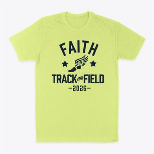 Faith Christian Academy Track and Field Classic Dad T-Shirt