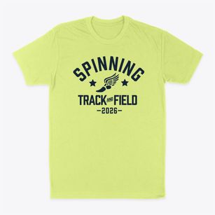 Spinning Elementary School Track and Field Classic Dad T-Shirt