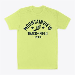 Mountainview Elementary School Track and Field Classic Dad T-Shirt