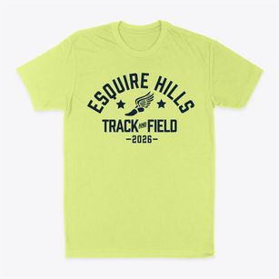 Esquire Hills Elementary School Track and Field Classic Dad T-Shirt