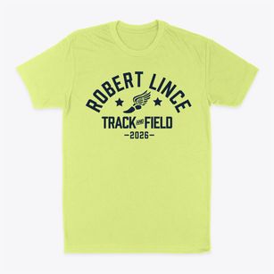 Robert Lince Elementary School Track and Field Classic Dad T-Shirt