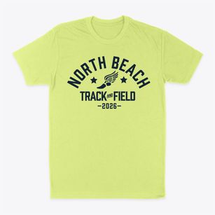 North Beach High School Track and Field Classic Dad T-Shirt