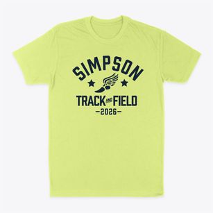 Simpson Elementary School Track and Field Classic Dad T-Shirt