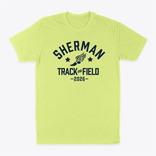 Sherman Middle School Track and Field Classic Dad T-Shirt