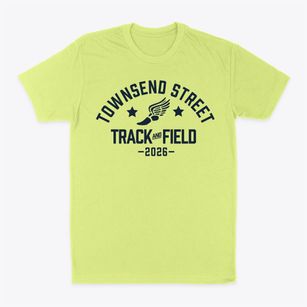 Townsend Street Elementary School Track and Field Classic Dad T-Shirt