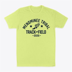 Menominee Tribal School Track and Field Classic Dad T-Shirt
