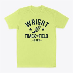 Wright High School Track and Field Classic Dad T-Shirt