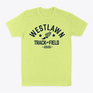 Westlawn Middle School Track and Field Classic Dad T-Shirt