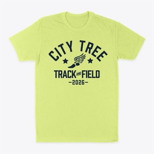 City Tree School Track and Field Classic Dad T-Shirt