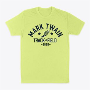 Mark Twain Elementary School Track and Field Classic Dad T-Shirt