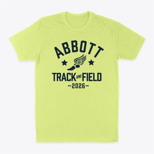 Abbott Middle School Track and Field Classic Dad T-Shirt