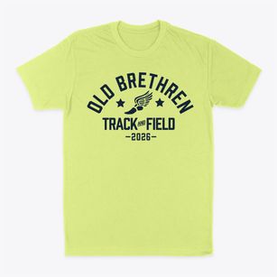 Old Brethren Christian School Track and Field Classic Dad T-Shirt