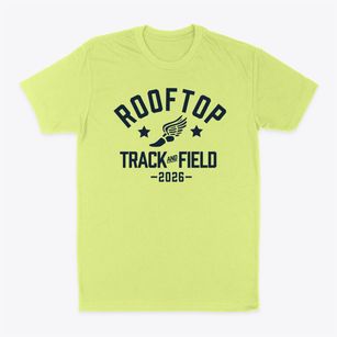 Rooftop Elementary School Track and Field Classic Dad T-Shirt