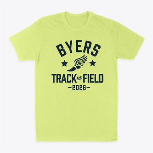 Byers School Track and Field Classic Dad T-Shirt