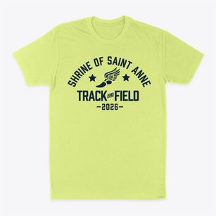 Shrine Of Saint Anne School Track and Field Classic Dad T-Shirt
