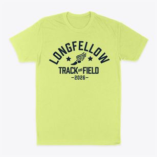 Longfellow Elementary School Track and Field Classic Dad T-Shirt