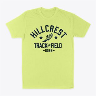 Hillcrest Elementary School Track and Field Classic Dad T-Shirt
