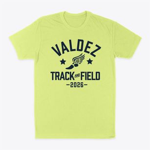 Valdez Elementary School Track and Field Classic Dad T-Shirt