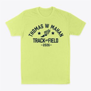 Thomas W Mahan Elementary School Track and Field Classic Dad T-Shirt