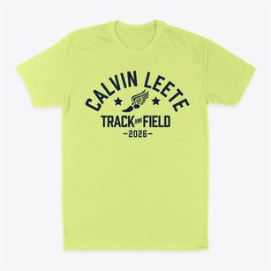 Calvin Leete Elementary School Track and Field Classic Dad T-Shirt