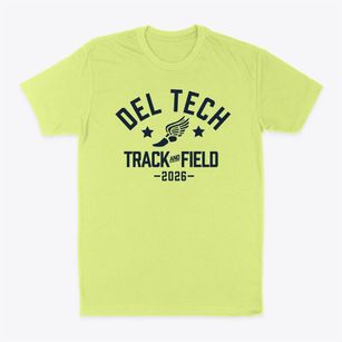 Del Tech Track and Field Classic Dad T-Shirt
