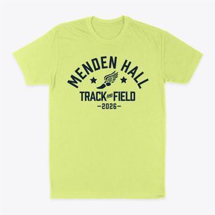 Menden Hall Elementary School Track and Field Classic Dad T-Shirt