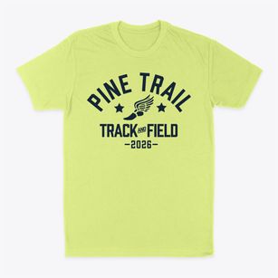 Pine Trail Elementary School Track and Field Classic Dad T-Shirt