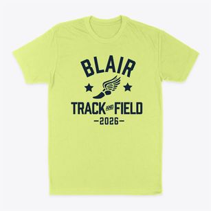 Blair School Track and Field Classic Dad T-Shirt