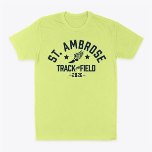 Saint Ambrose School Track and Field Classic Dad T-Shirt