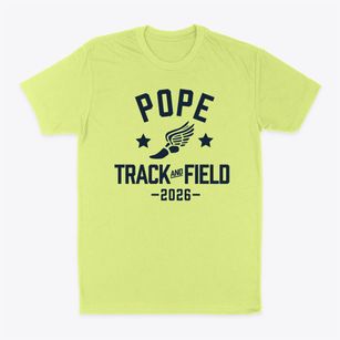 Pope School Track and Field Classic Dad T-Shirt