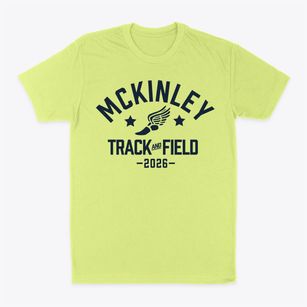 Mckinley Third Grade School Track and Field Classic Dad T-Shirt