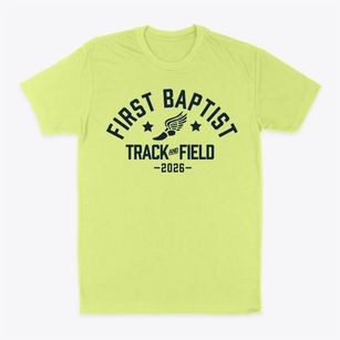 First Baptist Christian Academy Track and Field Classic Dad T-Shirt