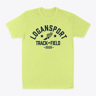 Logansport Community High School Track and Field Classic Dad T-Shirt