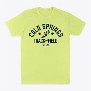 Cold Springs Elementary School Track and Field Classic Dad T-Shirt
