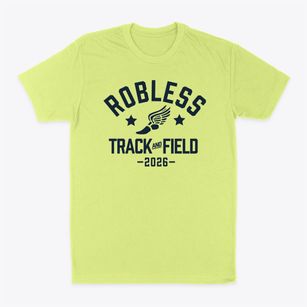Robless Elementary School Track and Field Classic Dad T-Shirt