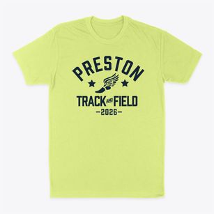 Preston High School Track and Field Classic Dad T-Shirt
