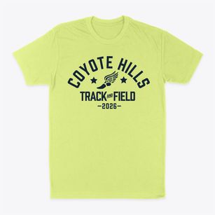 Coyote Hills Elementary School Track and Field Classic Dad T-Shirt