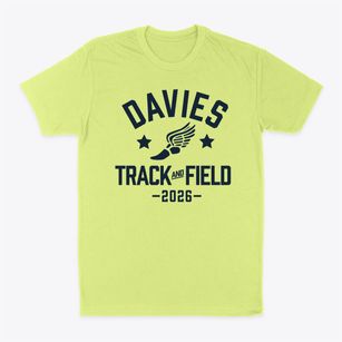 Davies Elementary School Track and Field Classic Dad T-Shirt