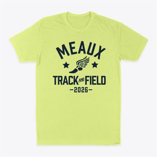Meaux Elementary School Track and Field Classic Dad T-Shirt