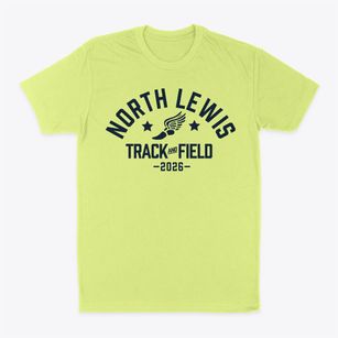 North Lewis Elementary School Track and Field Classic Dad T-Shirt