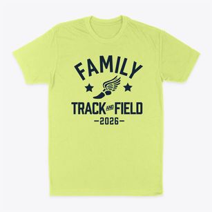 Family Christian Academy Track and Field Classic Dad T-Shirt