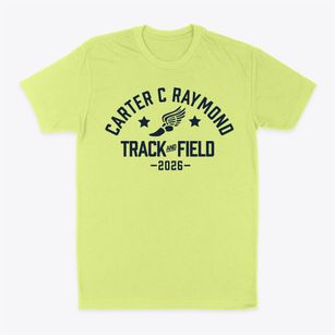 Carter C Raymond Junior High School Track and Field Classic Dad T-Shirt