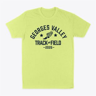 Georges Valley High School Track and Field Classic Dad T-Shirt
