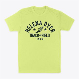 Helena Dyer Elementary School Track and Field Classic Dad T-Shirt
