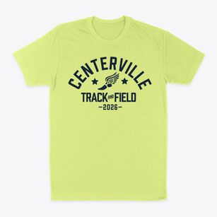 Centerville Elementary School Track and Field Classic Dad T-Shirt