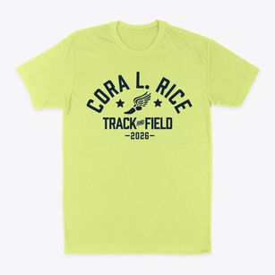 Cora L. Rice Elementary School Track and Field Classic Dad T-Shirt