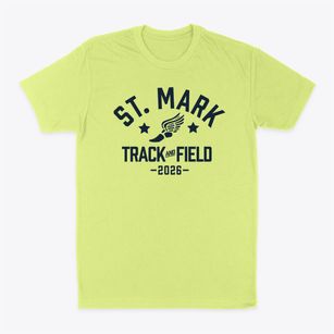 Saint Mark Middle School Track and Field Classic Dad T-Shirt