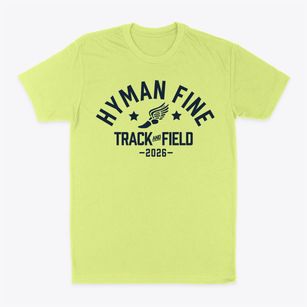 Hyman Fine Elementary School Track and Field Classic Dad T-Shirt
