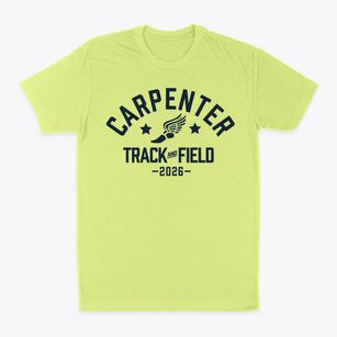 Carpenter Elementary School Track and Field Classic Dad T-Shirt