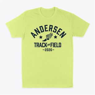Andersen Elementary School Track and Field Classic Dad T-Shirt